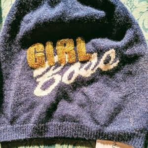 NWT! Autumn Cashmere Navy Blue Girl Boss Hat